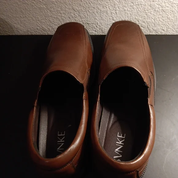 GORGEOUS NEW SVNKE Genuine Tan Leather Sz 13 Oxford Men Shoes. Men main image 4